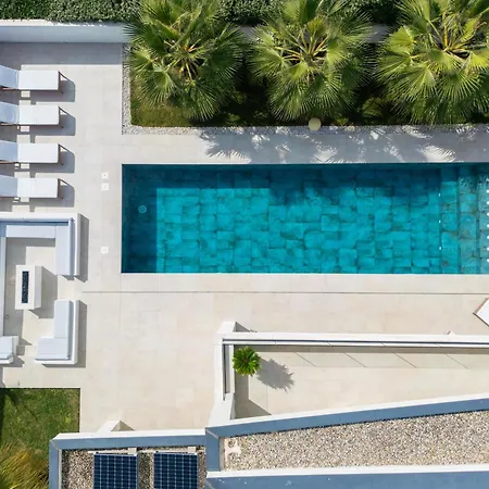 别墅 Luminosa With Outdoor And Indoor Pool And Sauna Vrh (Krk)